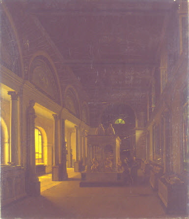 Vue intérieure de la Salle du XVe s. au Musée des Monuments Français, image 1/1