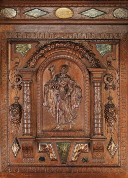 Trône épiscopal provenant de la cathédrale de Vienne, image 12/14