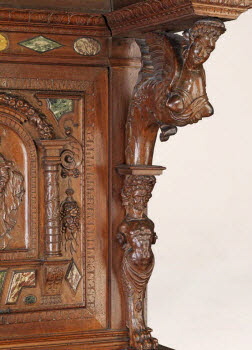 Trône épiscopal provenant de la cathédrale de Vienne, image 3/14