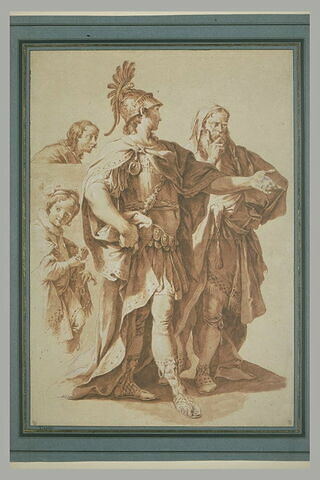 Un guerrier, un prêtre et deux hommes : figures du Monument à Lord Dorset, image 1/1