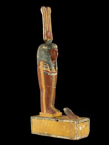 statue de Ptah-Sokar-Osiris ; figurine d'oiseau akhem, image 1/5