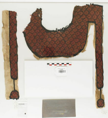 plastron de tunique ; clavus ; deux fragments, image 1/5