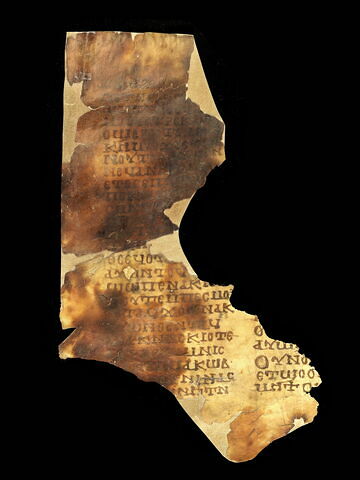 feuillet de codex ; fragments