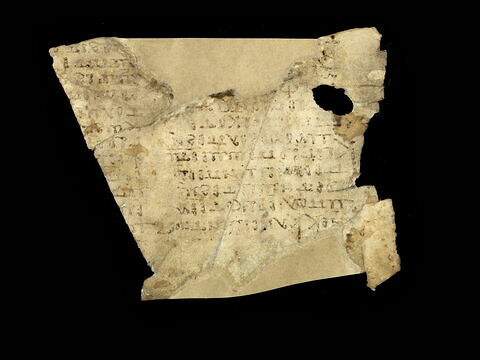 feuillet de codex ; fragments, image 1/2