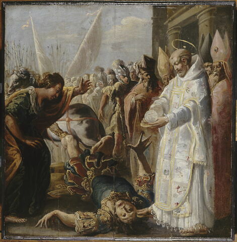 Saint Bernard et le duc d'Aquitaine, image 1/1