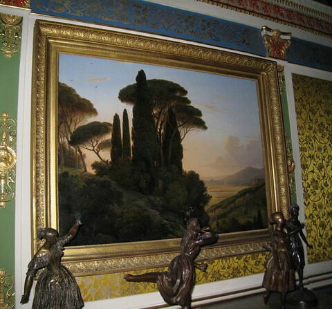 Vue de Rufinella, villa de Lucien Bonaparte, près de Frascati, image 1/1