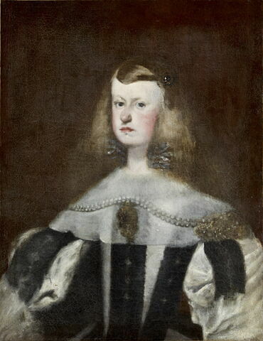 Portrait de l'Infante Marguerite en buste (anciennement Marie-Anne d'Autriche), image 1/2