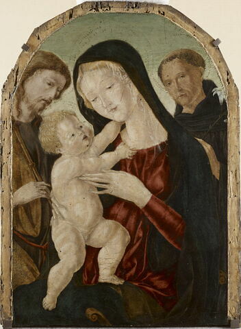 Vierge à l'Enfant entre deux saints