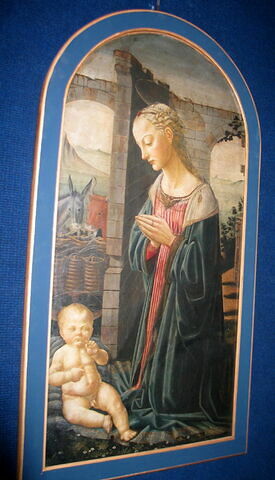 La Vierge adorant l'Enfant, image 1/1