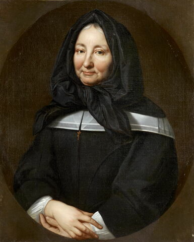 Portrait de Mme de Miramion, fondatrice de la communauté de la Sainte-Famille