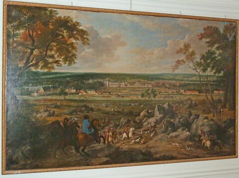 Vue du château de Fontainebleau du côté des jardins, image 1/1