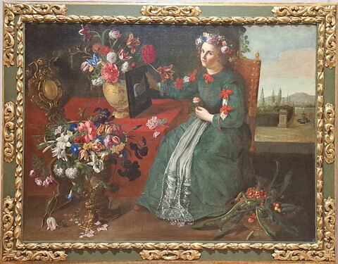 Portrait de femme en Flore, image 1/1