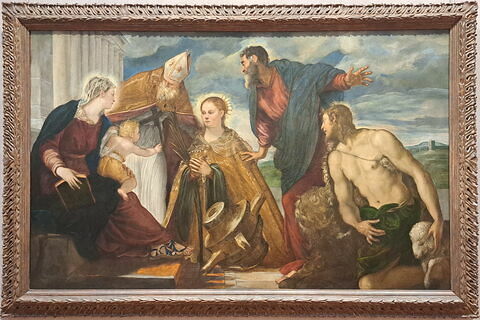 La Vierge et l'Enfant avec sainte Catherine, saint Augustin, saint Marc et saint Jean Baptiste, image 1/1