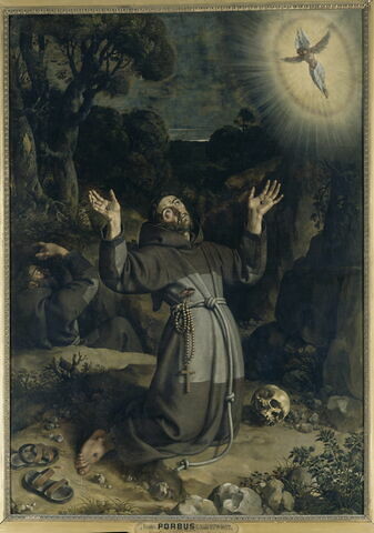 Saint François d'Assise recevant les stigmates, image 3/4