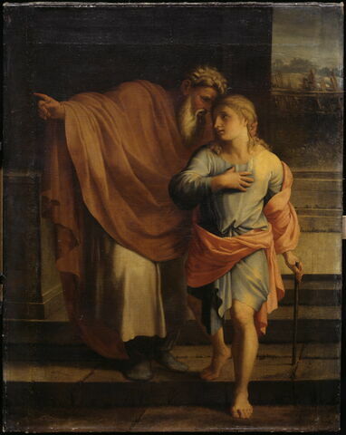 Jacob envoyant son fils Joseph chercher ses frères à Sichem