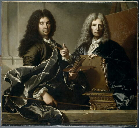 Charles le Brun (1619-1690) et Pierre Mignard (1612-1695), Premiers peintres du Roi