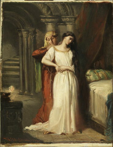 Le coucher de Desdémone. (Shakespeare, Othello, acte IV, scène 3)., image 1/3