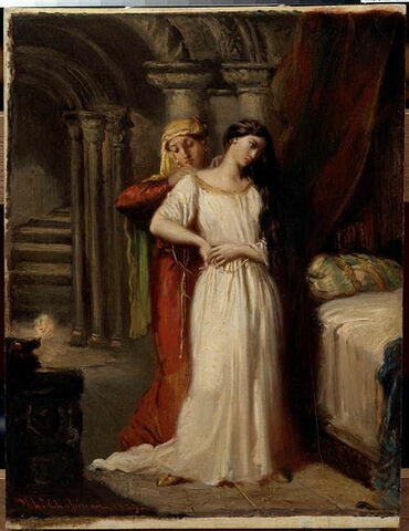 Le coucher de Desdémone. (Shakespeare, Othello, acte IV, scène 3)., image 3/3