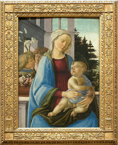 La Vierge et l'Enfant avec deux anges, dit La Vierge à la grenade, image 2/5