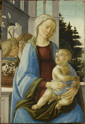 La Vierge et l'Enfant avec deux anges, dit La Vierge à la grenade, image 1/5