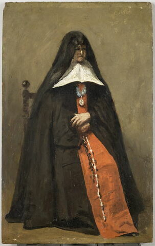 Mère Marie-Héloïse des Dix Vertus, ancelle du monastère de l'Annonciade à Boulogne-sur-Mer, née Héloïse Geneviève Gruselle.