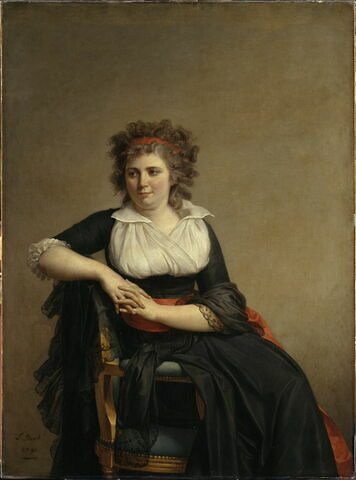 Portrait de Jeanne Robertine Tourteau d'Orvilliers, née Rilliet (1772-1862)., image 5/5