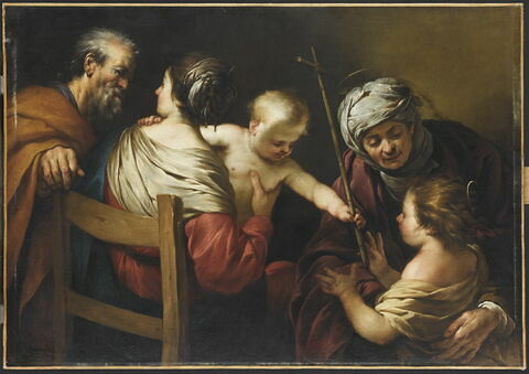 La Sainte Famille avec sainte Élisabeth et saint Jean Baptiste