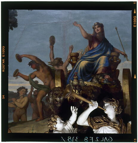 Plafond : Le triomphe de la Terre, ou de Cybèle, image 3/5