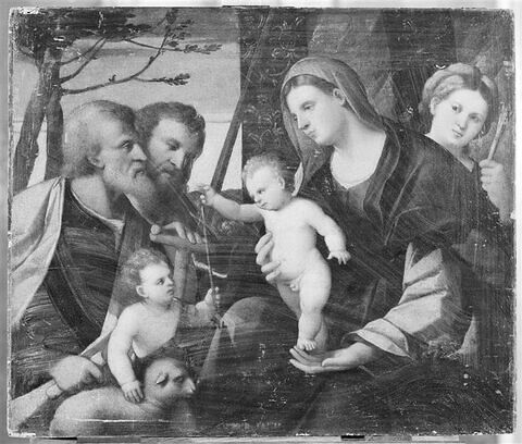 La Sainte Famille avec le petit saint Jean Baptiste, entre saint Paul et sainte Ursule, image 3/3