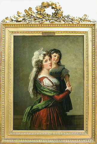 Madame Rousseau, femme de l'architecte Pierre Rousseau, et sa fille, image 2/3