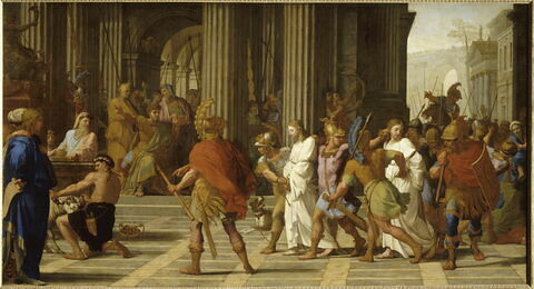 Saint Gervais et saint Protais, amenés devant Astasius, refusent de sacrifier à Jupiter, image 7/7