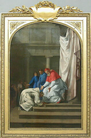 Saint Bruno aux pieds du pape Urbain II, image 2/2