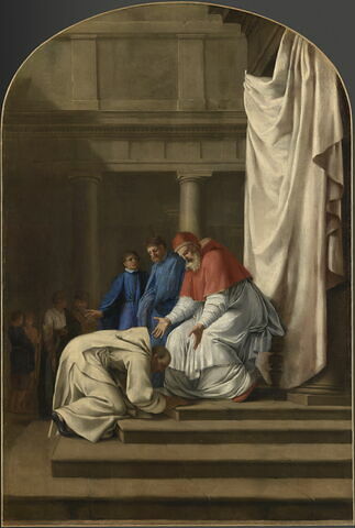 Saint Bruno aux pieds du pape Urbain II, image 1/2