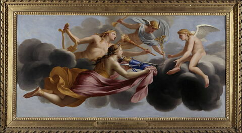 L'Amour reçoit l'hommage de Diane, d'Apollon et de Mercure, image 1/2