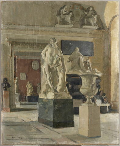 Vue des Salles de sculpture française du XVIIe siècle au Louvre