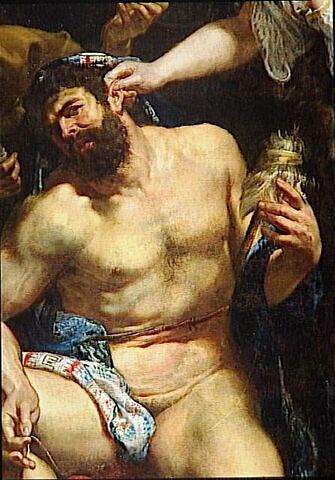 Hercule et Omphale: Hercule filant la laine auprès d’Omphale, image 7/11