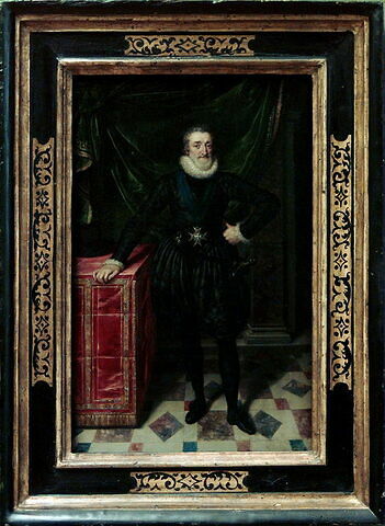 Portrait de Henri IV (1553-1610), roi de France, en costume noir, image 7/8