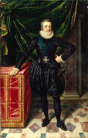 Portrait de Henri IV (1553-1610), roi de France, en costume noir, image 8/8