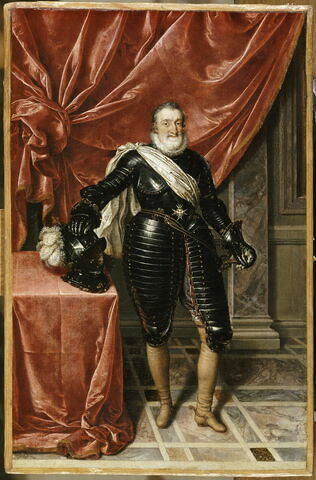 Portrait de Henri IV (1553-1610), roi de France, en armure, image 2/3