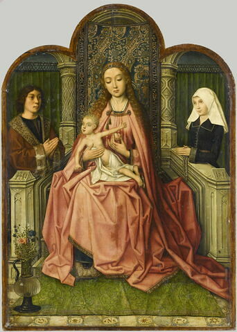 La Vierge et l'Enfant entre deux donateurs