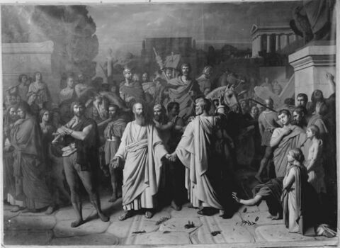 Séparation de saint Pierre et de saint Paul allant au martyre, image 1/1
