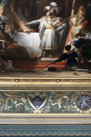 Plafond : François Ier prêtant le serment des chevaliers, image 28/39