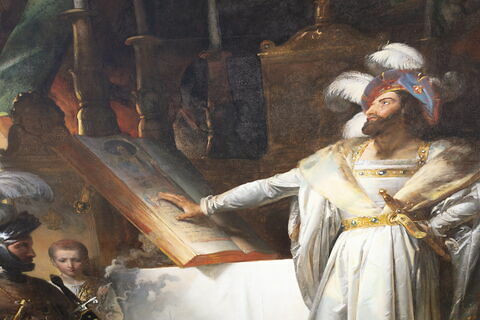 Plafond : François Ier prêtant le serment des chevaliers, image 33/39