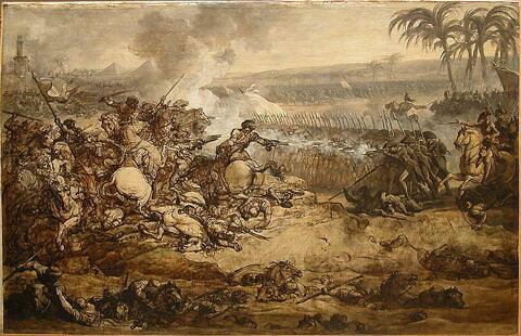 La Bataille des Pyramides (21 juillet 1798). Esquisse, image 6/8