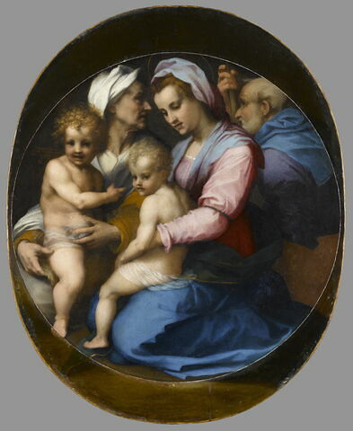 La Vierge, l'Enfant Jésus, sainte Élisabeth et le petit saint Jean Baptiste, image 1/3