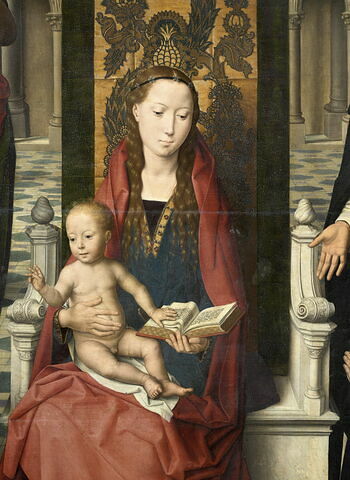 La Vierge et l'Enfant entre saint Jacques et saint Dominique, image 2/7