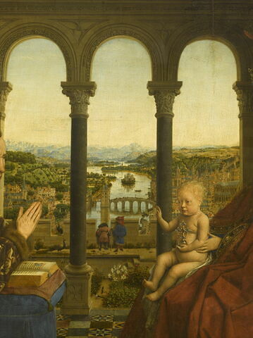 La Vierge et l'Enfant au chancelier Rolin, image 11/39