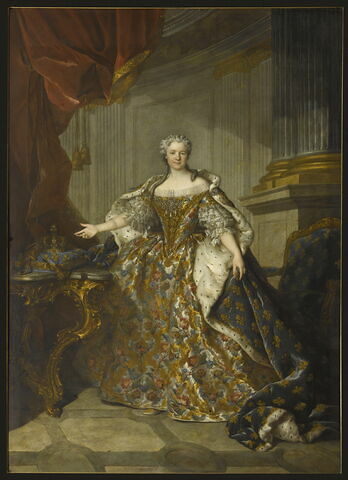 Marie Leczinska (1703-1768), reine de France, femme de Louis XV