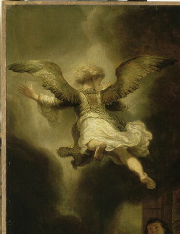 L'Archange Raphaël quittant la famille de Tobie ou Tobie et sa famille prosternés devant l’ange, image 5/8