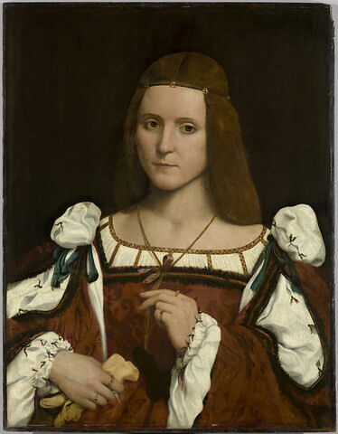 Portrait de femme, dit parfois à tort Portrait d'Isabelle d'Este, image 1/4